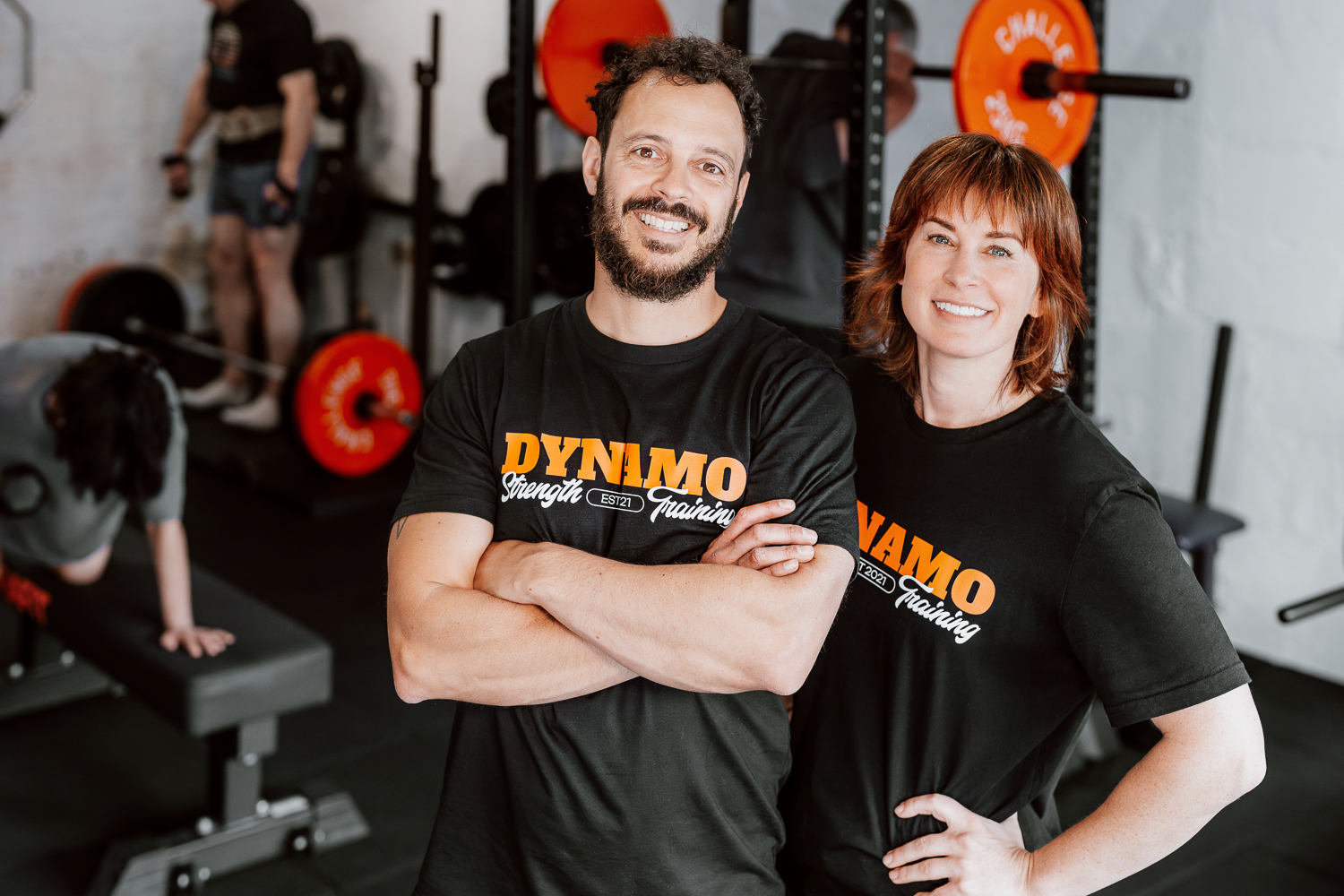 Fitness portrait with an energetic editorial feel