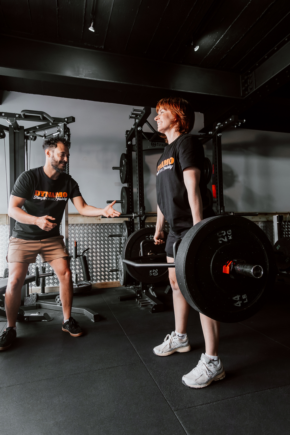 Gym equipment and motion detail from the session