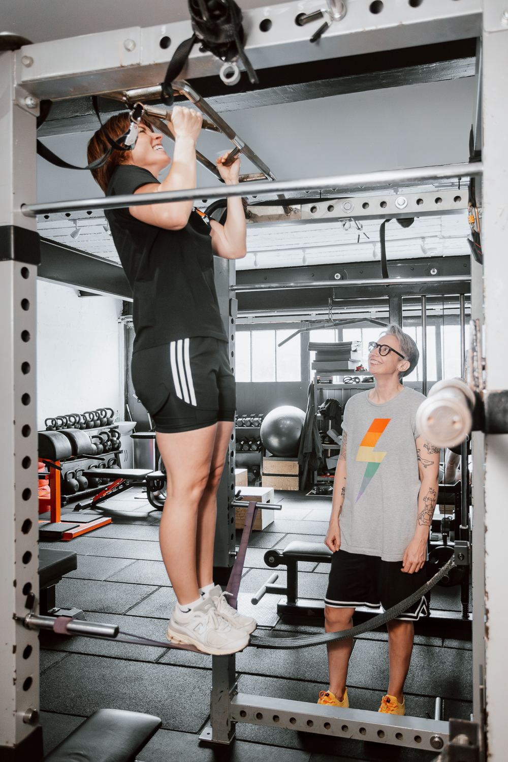Trainer interaction inside the gym