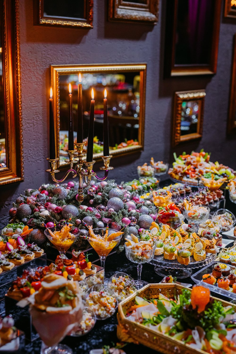Premium catering and styling detail
