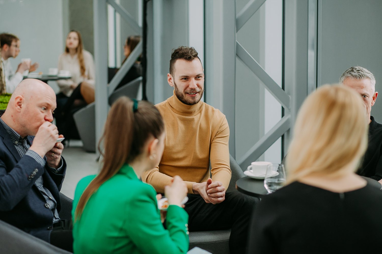 Conversation-led planning moment between collaborators